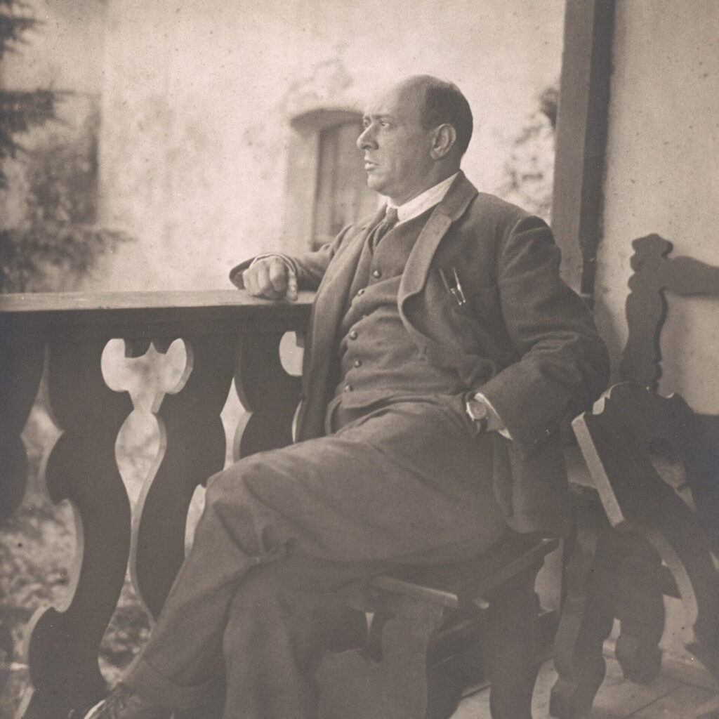 Arnold Schönberg in Traunkirchen (1922)