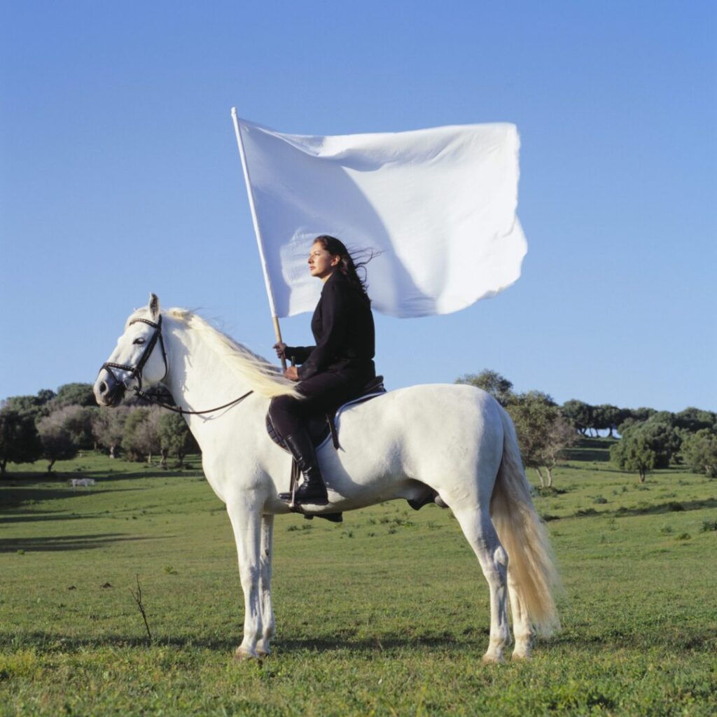 Marina Abramović, "The Hero"